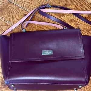 Purple kate spade medium size purse